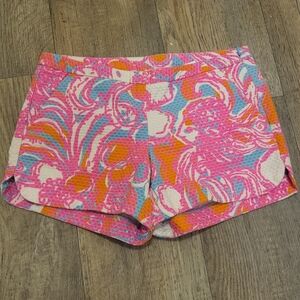 Lilly Pulitzer Side Zipper Shorts